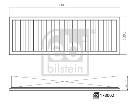 Filtru, aer habitaclu 178002 FEBI BILSTEIN