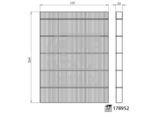 Filtru, aer habitaclu 178952 FEBI BILSTEIN