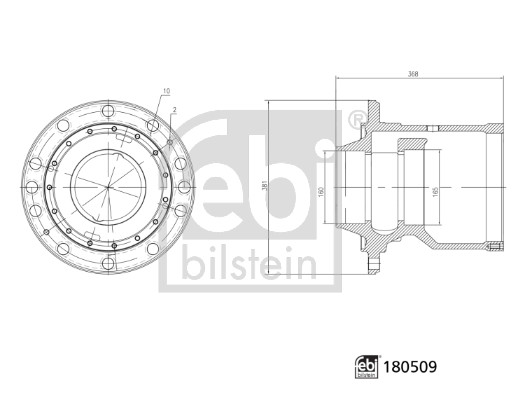 Butuc roata 180509 FEBI BILSTEIN