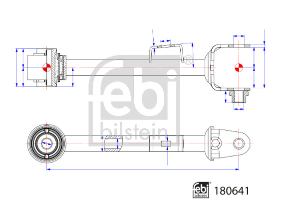 Brat, suspensie roata 180641 FEBI BILSTEIN