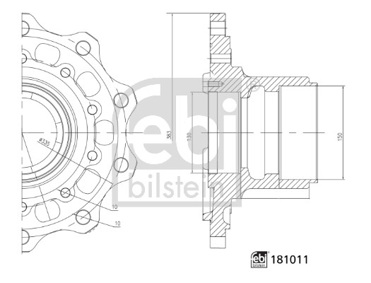 Butuc roata 181011 FEBI BILSTEIN