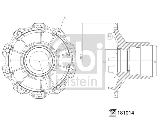 Butuc roata 181014 FEBI BILSTEIN