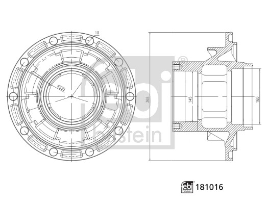 Butuc roata 181016 FEBI BILSTEIN
