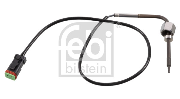 Senzor, temperatura gaze evacuare 186252 FEBI BILSTEIN