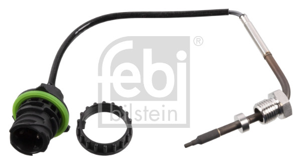 Senzor, temperatura gaze evacuare 186369 FEBI BILSTEIN