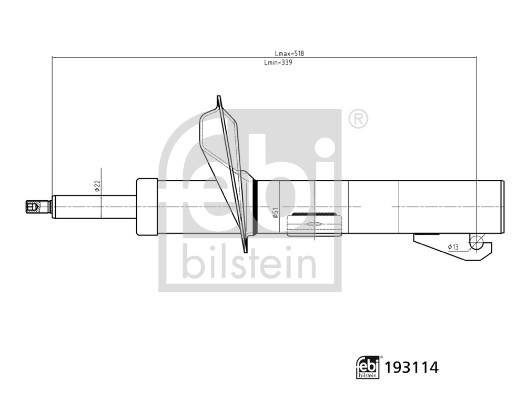 Amortizor 193114 FEBI BILSTEIN