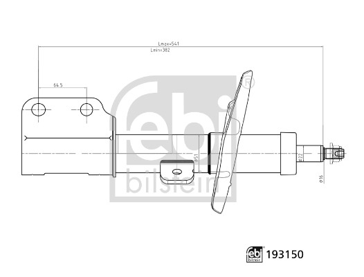 Amortizor 193150 FEBI BILSTEIN