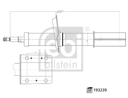 Amortizor 193239 FEBI BILSTEIN