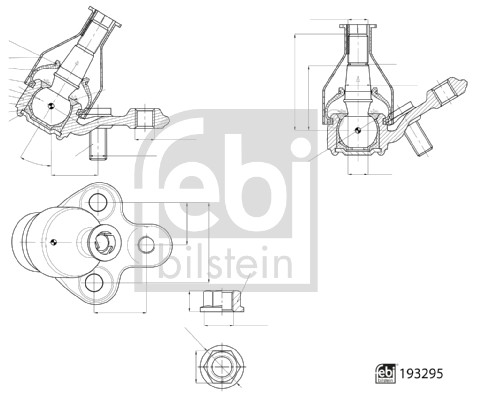 Articulatie sarcina/ghidare 193295 FEBI BILSTEIN