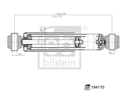 Amortizor 194170 FEBI BILSTEIN
