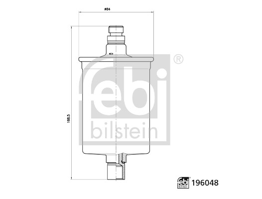 Filtru combustibil 196048 FEBI BILSTEIN