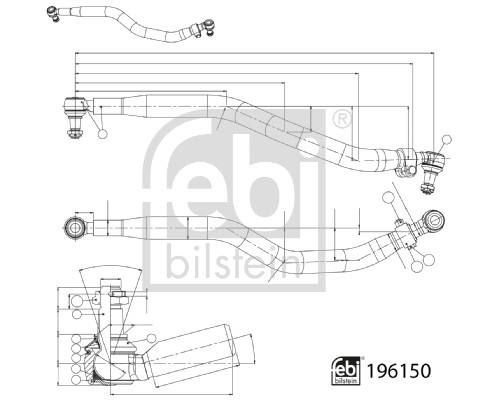 Bieleta, directie 196150 FEBI BILSTEIN
