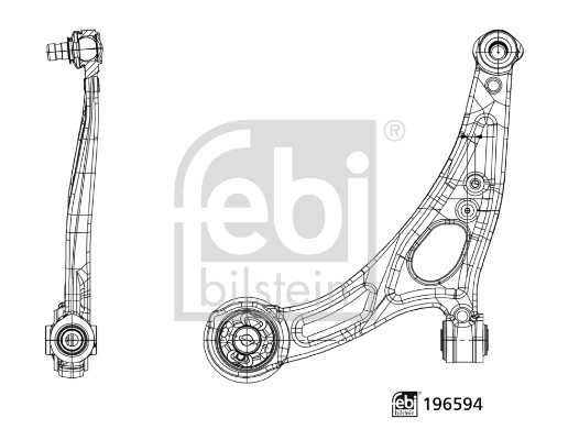 Brat, suspensie roata 196594 FEBI BILSTEIN