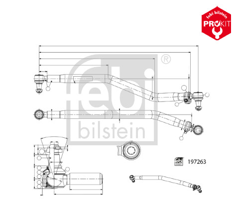 Bieleta, directie 197263 FEBI BILSTEIN