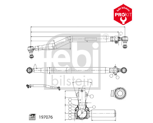 Bieleta, directie 197266 FEBI BILSTEIN
