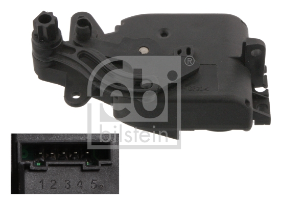 Ventil comutare, clapete ventilatie 34151 FEBI BILSTEIN