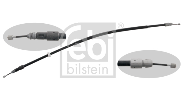 Cablu, frana de parcare 34908 FEBI BILSTEIN