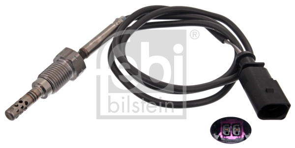 Senzor, temperatura gaze evacuare 49259 FEBI BILSTEIN