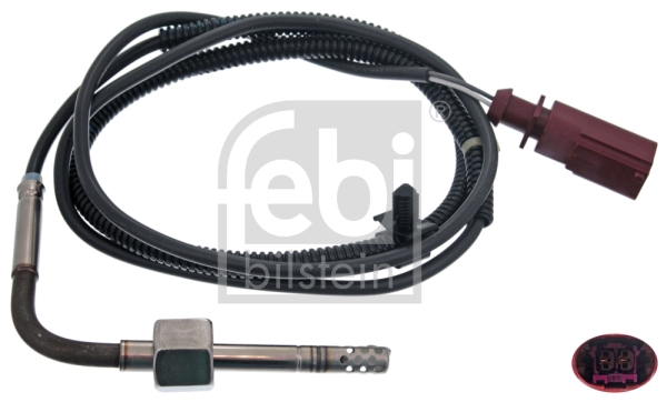 Senzor, temperatura gaze evacuare 49260 FEBI BILSTEIN