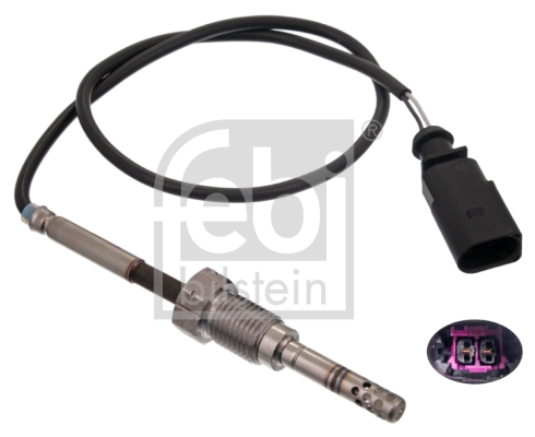 Senzor, temperatura gaze evacuare 49264 FEBI BILSTEIN