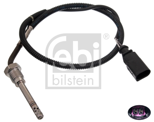 Senzor, temperatura gaze evacuare 49266 FEBI BILSTEIN