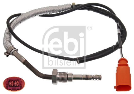 Senzor, temperatura gaze evacuare 49274 FEBI BILSTEIN