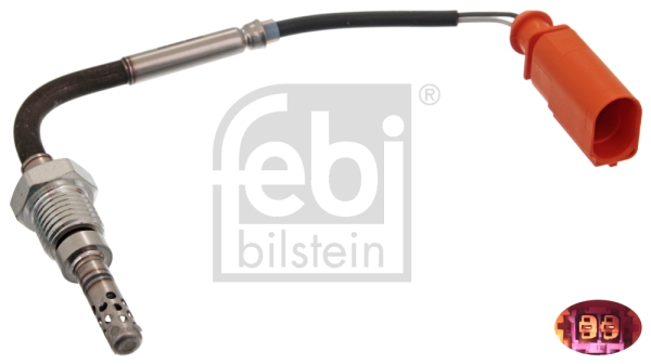 Senzor, temperatura gaze evacuare 49277 FEBI BILSTEIN