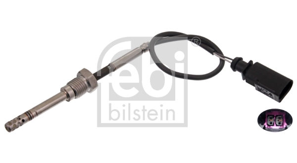 Senzor, temperatura gaze evacuare 49279 FEBI BILSTEIN