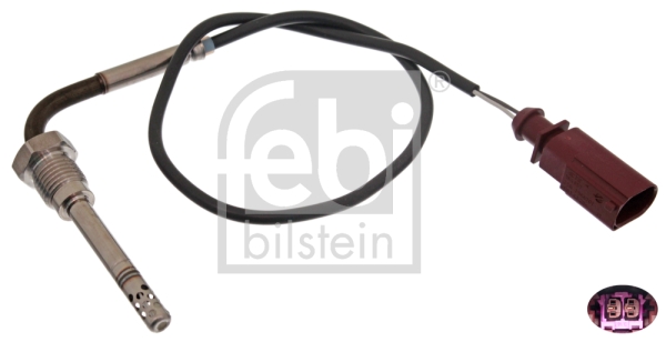 Senzor, temperatura gaze evacuare 49294 FEBI BILSTEIN