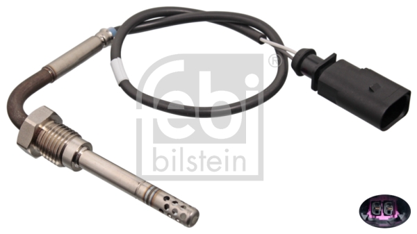 Senzor, temperatura gaze evacuare 49296 FEBI BILSTEIN