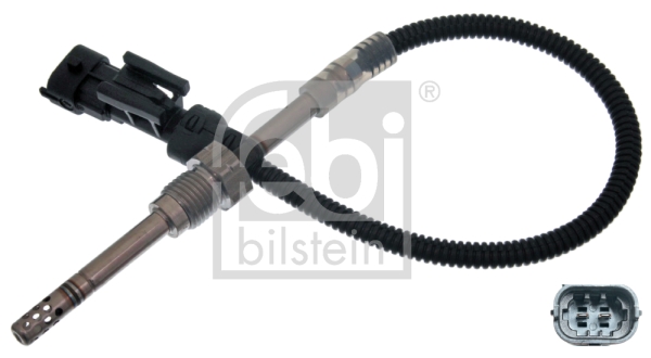 Senzor, temperatura gaze evacuare 49607 FEBI BILSTEIN