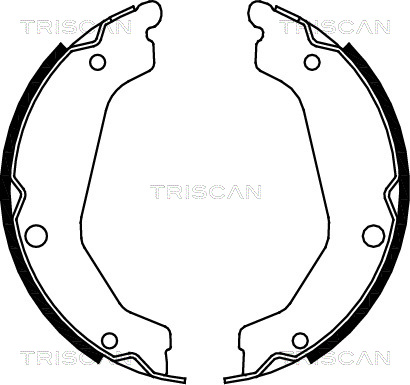 Set saboti frana 8100 43019 TRISCAN