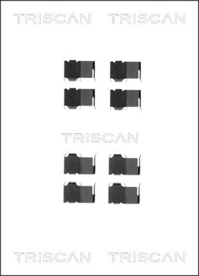 Set accesorii, placute frana 8105 101522 TRISCAN