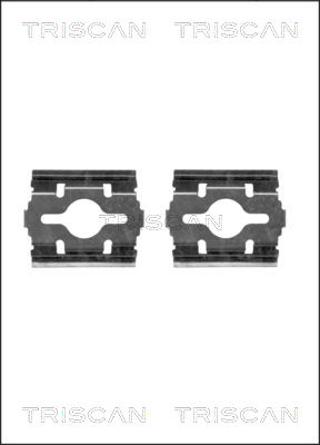 Set accesorii, placute frana 8105 101638 TRISCAN