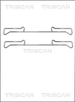 Set accesorii, placute frana 8105 101642 TRISCAN