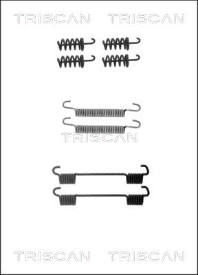 Set accesorii, saboti frana parcare 8105 102605 TRISCAN