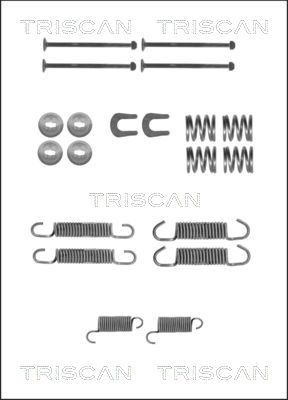 Set accesorii, sabot de frana 8105 102606 TRISCAN