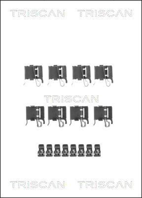 Set accesorii, placute frana 8105 131642 TRISCAN