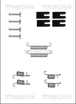 Set accesorii, saboti frana parcare 8105 132591 TRISCAN