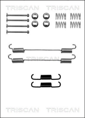 Set accesorii, sabot de frana 8105 152558 TRISCAN