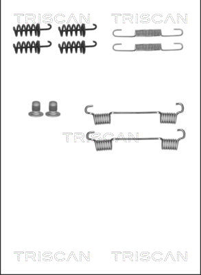 Set accesorii, saboti frana parcare 8105 232564 TRISCAN
