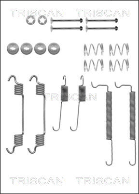 Set accesorii, sabot de frana 8105 242561 TRISCAN