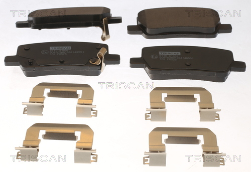 Set placute frana,frana disc 8110 81001 TRISCAN