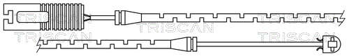 Senzor de avertizare,uzura placute de frana 8115 11004 TRISCAN