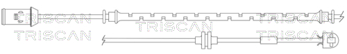 Senzor de avertizare,uzura placute de frana 8115 24019 TRISCAN
