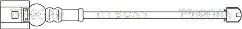 Senzor de avertizare,uzura placute de frana 8115 29007 TRISCAN