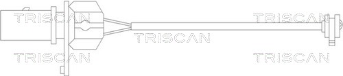 Senzor de avertizare,uzura placute de frana 8115 29008 TRISCAN
