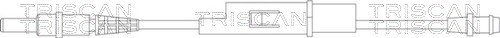 Senzor de avertizare,uzura placute de frana 8115 38002 TRISCAN