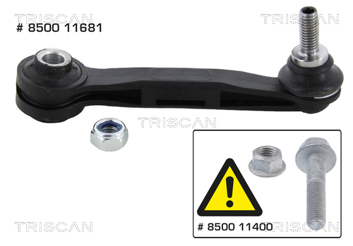 Brat/bieleta suspensie, stabilizator 8500 11681 TRISCAN