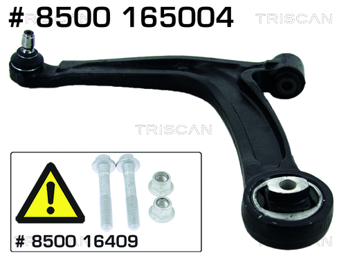 Brat, suspensie roata 8500 165004 TRISCAN